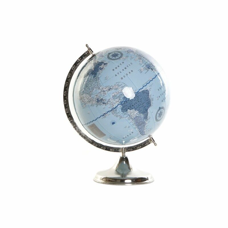 DKD Home Decor|Globo Terrestre DKD Home Decor Azul Prateado PVC Alumínio 33 x 33 x 44 cm DKD Home Decor|Globo Terrestre DKD Home Decor Azul Prateado PVC Alumínio 33 x 33 x 44 cm