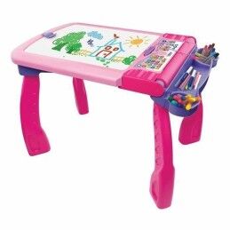 Vtech|Quadro interativo Vtech Magi chevalet interactif 3 en 1 rose (FR)