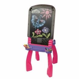 Vtech|Quadro interativo Vtech Magi chevalet interactif 3 en 1 rose (FR)