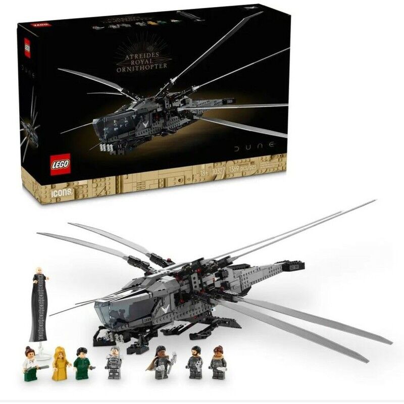 Lego|Jogo de Construção Lego 10327 Icons Dune: Atreides Royal Ornithopter Multicolor 1369 Peças Lego|Jogo de Construção Lego 10327 Icons Dune: Atreides Royal Ornithopter Multicolor 1369 Peças