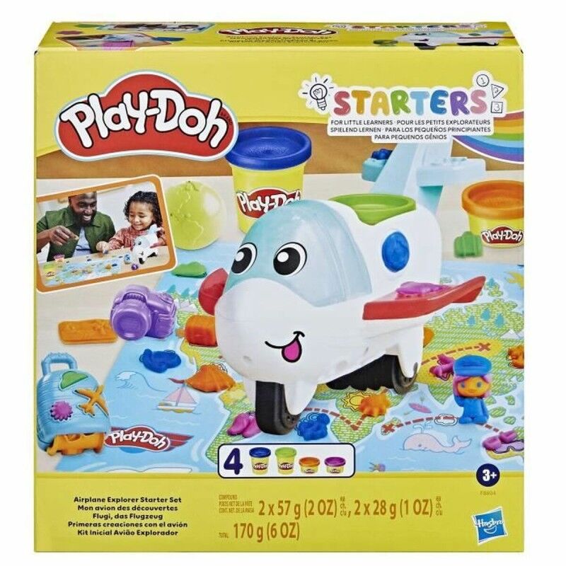 Play-Doh|Jogo de Plasticina Play-Doh Airplane Explorer Starter Playset Play-Doh|Jogo de Plasticina Play-Doh Airplane Explorer Starter Playset