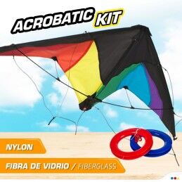 Eolo|Papagaio Eolo Pop-Up Magic 125 x 72 cm Arco-íris 12 Unidades