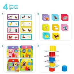 Lisciani Giochi|Puzzle Lisciani Giochi Carotina Baby 16 x 1 x 16,5 cm Quinta 4 em 1 (12 Unidades)