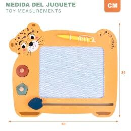 Woomax|Quadro Mágico Woomax Zookabee Tigre Madeira 30 x 2,5 x 26 cm (6 Unidades)