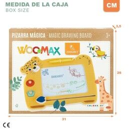 Woomax|Quadro Mágico Woomax Zookabee Tigre Madeira 30 x 2,5 x 26 cm (6 Unidades)