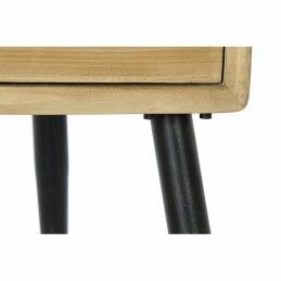 DKD Home Decor|Mesa de apoio DKD Home Decor Castanho Preto Metal Abeto 100 x 50 x 52,5 cm