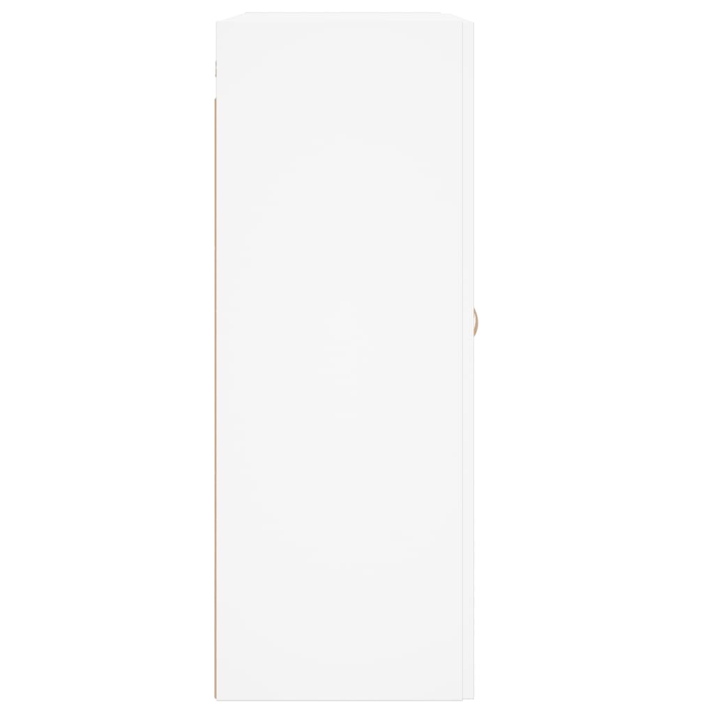 vidaXL Armário de parede 69,5x34x90 cm derivados de madeira branco