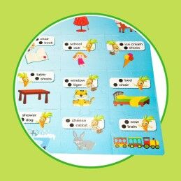 Lisciani Giochi|Jogo Educativo Lisciani Giochi Carotina Baby Happy English 4,5 x 14,5 x 3 cm Eletrónico Puzzle (6 Unidades)
