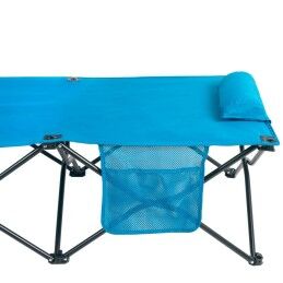 Aktive|Cama rebatível Aktive Azul Camping 178 x 62 x 38 cm 178 x 38 x 62 cm (2 Unidades)