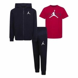 Jordan|Conjunto de Desporto para Bebé Jordan Essentials Fleeze Box Preto Vermelho