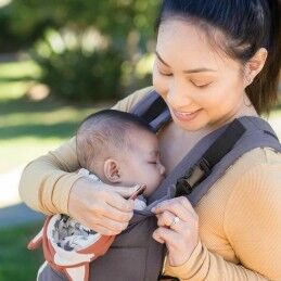 Infantino|Mochila porta bebê Infantino Cuddle Up Fox + 6 Meses + 0 Meses