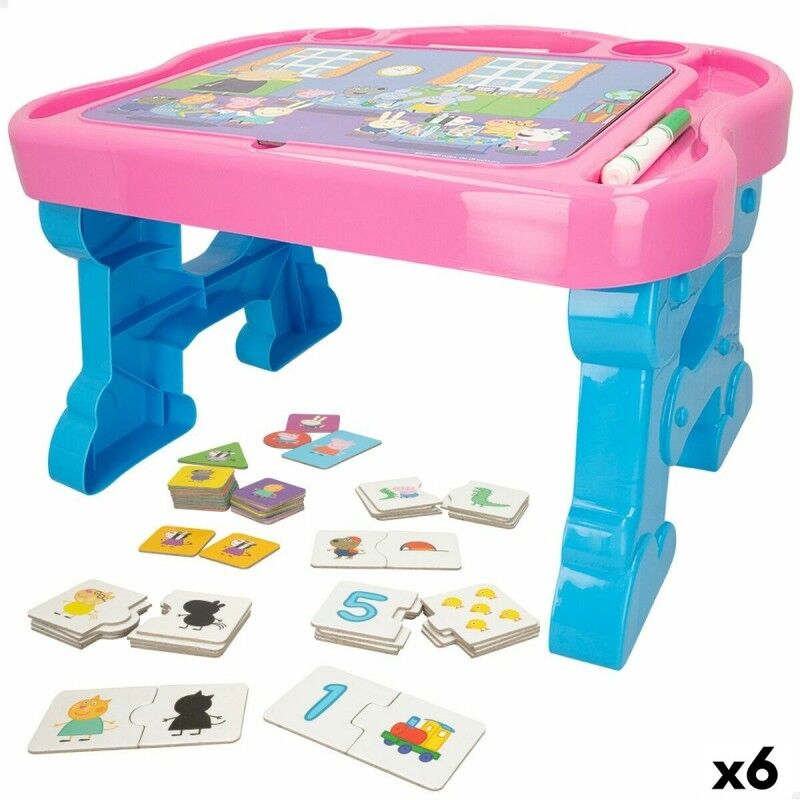 Peppa Pig|Mesa Multijogos Peppa Pig (6 Unidades) Peppa Pig|Mesa Multijogos Peppa Pig (6 Unidades)