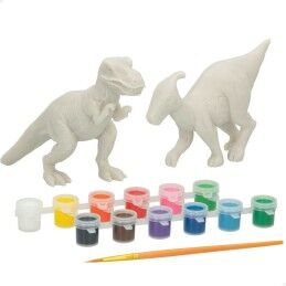 PlayGo|Conjunto 2 Dinossauros PlayGo 15 Peças 6 Unidades 14,5 x 9,5 x 5 cm Dinossauros Para pintar