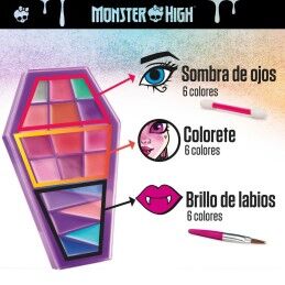 Monster High|Conjunto de Maquilhagem Infantil Monster High Feeling Fierce 10 x 16,5 x 2 cm 4 Unidades