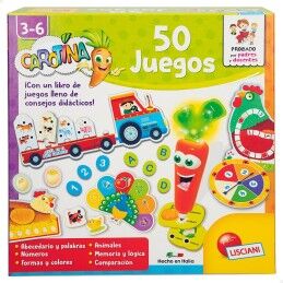Lisciani Giochi|Jogo Educativo Lisciani Giochi Carotina Baby 50 Juegos 4,5 x 14,5 x 3,5 cm Eletrónico (6 Unidades)