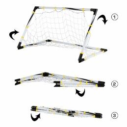 Colorbaby|Baliza de Futebol Colorbaby Dobrável 100 x 70 x 70 cm (2 Unidades)