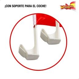 Colorbaby|Car flag holder Colorbaby 45 x 30 cm Espanha 2 Peças 24 Unidades