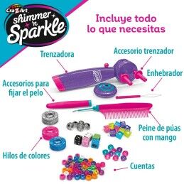 Cra-Z-Art|Hairstyle Game Cra-Z-Art Shimmer 'n Sparkle 10 x 20,5 x 6 cm 4 Unidades