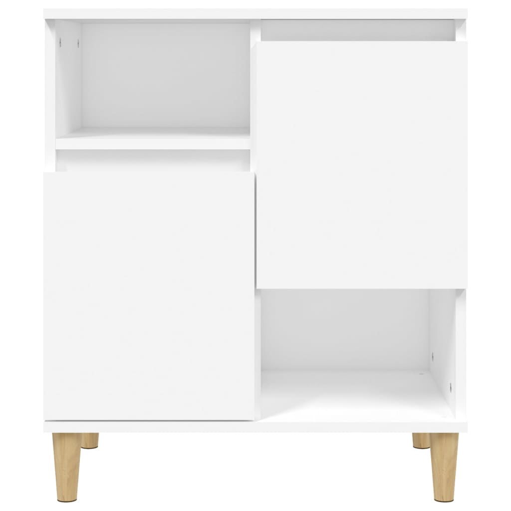 vidaXL Aparadores 2 pcs 60x35x70 cm derivados de madeira branco