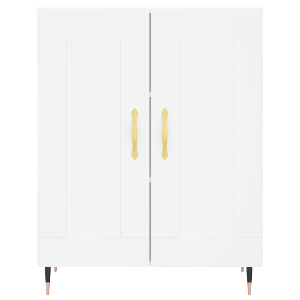 vidaXL Armário alto 69,5x34x180 cm derivados de madeira branco