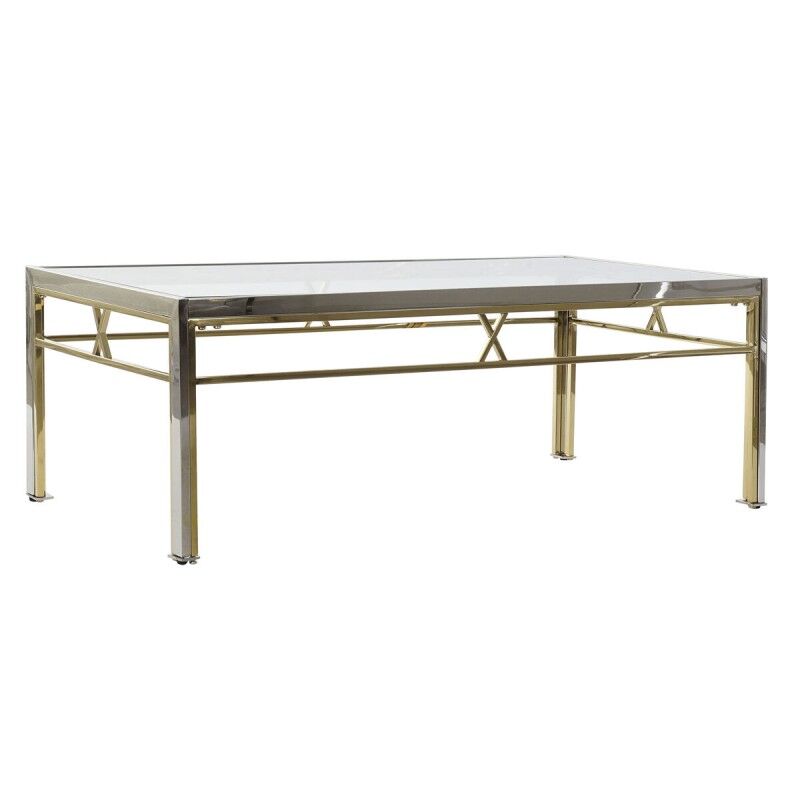 DKD Home Decor|Mesa de apoio DKD Home Decor Cristal Aço Prata (110 x 60 x 40 cm) DKD Home Decor|Mesa de apoio DKD Home Decor Cristal Aço Prata (110 x 60 x 40 cm)