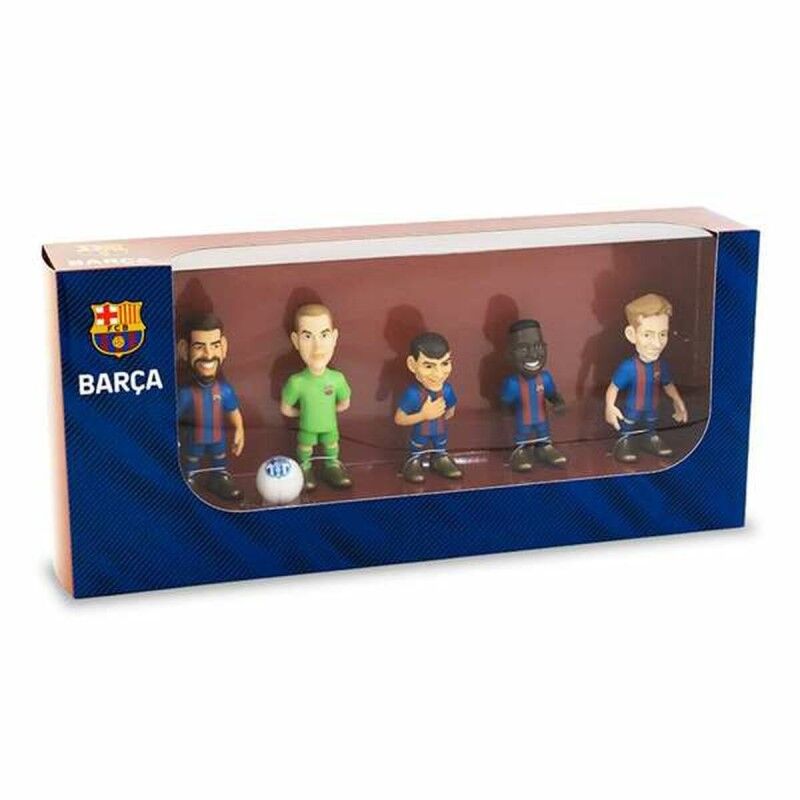 Minix|Conjunto de Figuras Minix FC Barcelona 7 cm 5 Peças Minix|Conjunto de Figuras Minix FC Barcelona 7 cm 5 Peças