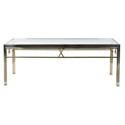 DKD Home Decor|Mesa de apoio DKD Home Decor Cristal Aço Prata (110 x 60 x 40 cm)