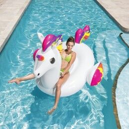 Bestway|Melhor Maneira Figura Insuflável Unicórnio com Alças 224x164 cm Praia e Piscina 41113