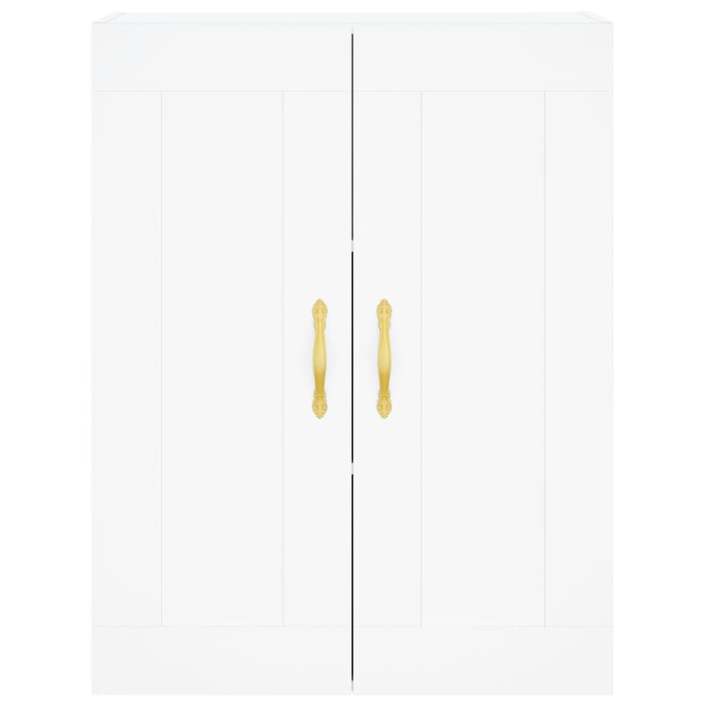 vidaXL Armário alto 69,5x34x180 cm derivados de madeira branco