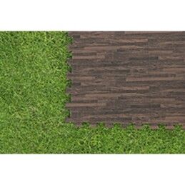 Bestway|Bestway Piso de Espuma para Piscina Retratil Estilo Madeira 12 Peças 50x50 cm Jardim 58712