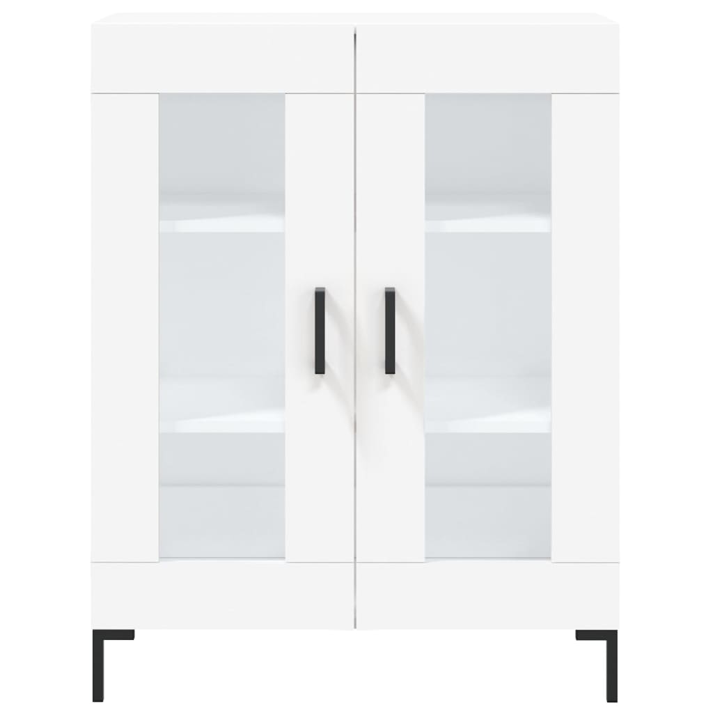 vidaXL Armário alto 69,5x34x180 cm derivados de madeira branco