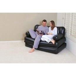 Bestway|Bestway Poltrona Inflável 5 Posições Preto 188x152x64 cm Interior 75054
