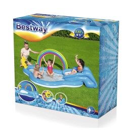 Bestway|Bestway Piscina Inflável Parque de Jogos Arco-íris 257x145x91 cm +2 Anos Jardim 53092