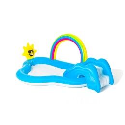Bestway|Bestway Piscina Inflável Parque de Jogos Arco-íris 257x145x91 cm +2 Anos Jardim 53092
