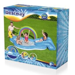 Bestway|Bestway Piscina Inflável Parque de Jogos Arco-íris 257x145x91 cm +2 Anos Jardim 53092