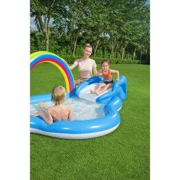 Bestway|Bestway Piscina Inflável Parque de Jogos Arco-íris 257x145x91 cm +2 Anos Jardim 53092