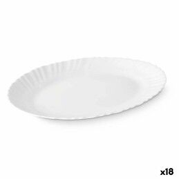 Arcoroc|Tabuleiro Arcoroc Branco Vidro (6 uds) ( Ø 29 cm)