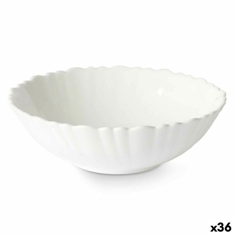 Vivalto|Tigela Vivalto LSLW-60 Branco Vidro opalino 15,5 x 5 x 15,5 cm (36 Unidades)