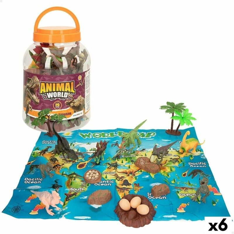 Colorbaby|Playset Colorbaby 19 Peças 6 Unidades 17 x 9 x 6 cm Dinossauros Colorbaby|Playset Colorbaby 19 Peças 6 Unidades 17 x 9 x 6 cm Dinossauros