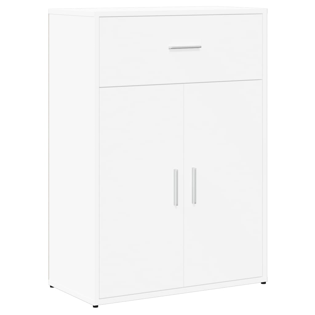 vidaXL Aparadores 2 pcs 60x30x84 cm derivados de madeira branco