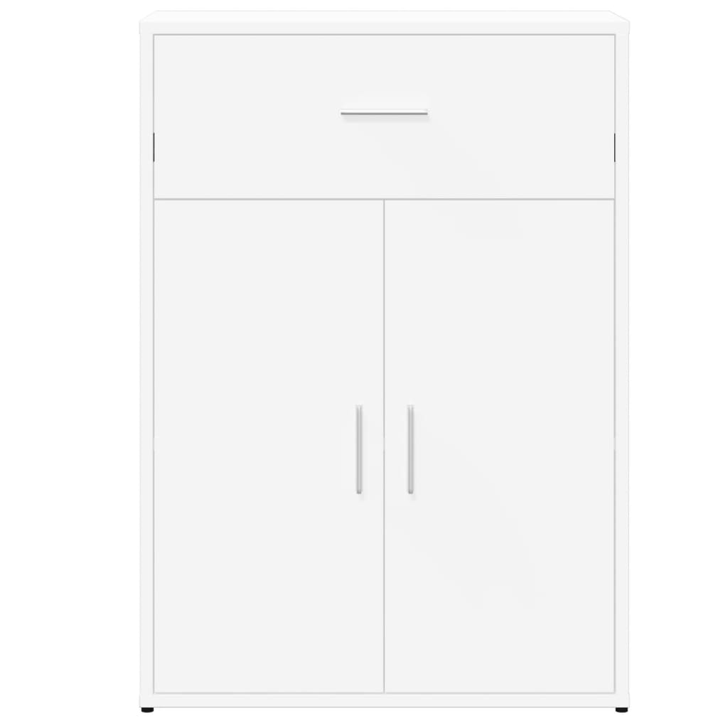 vidaXL Aparadores 2 pcs 60x30x84 cm derivados de madeira branco