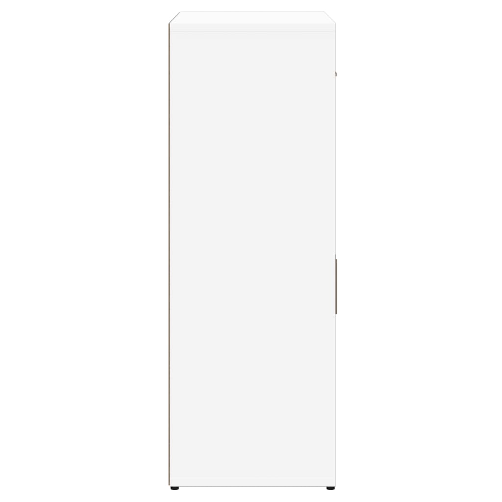 vidaXL Aparadores 2 pcs 60x30x84 cm derivados de madeira branco