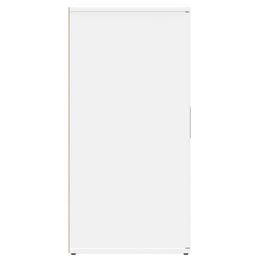 vidaXL Aparadores 2 pcs 59x39x80 cm derivados de madeira branco