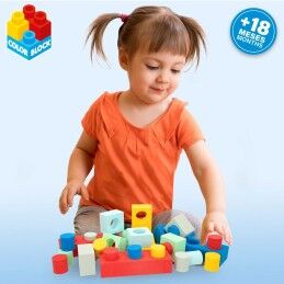 Color Block|Blocos de Construção Color Block 32 Peças EVA (4 Unidades)