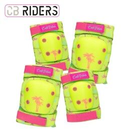 Colorbaby|Conjunto de Proteções de Desporto Colorbaby Neon Cali Vibes Amarelo (4 Unidades)