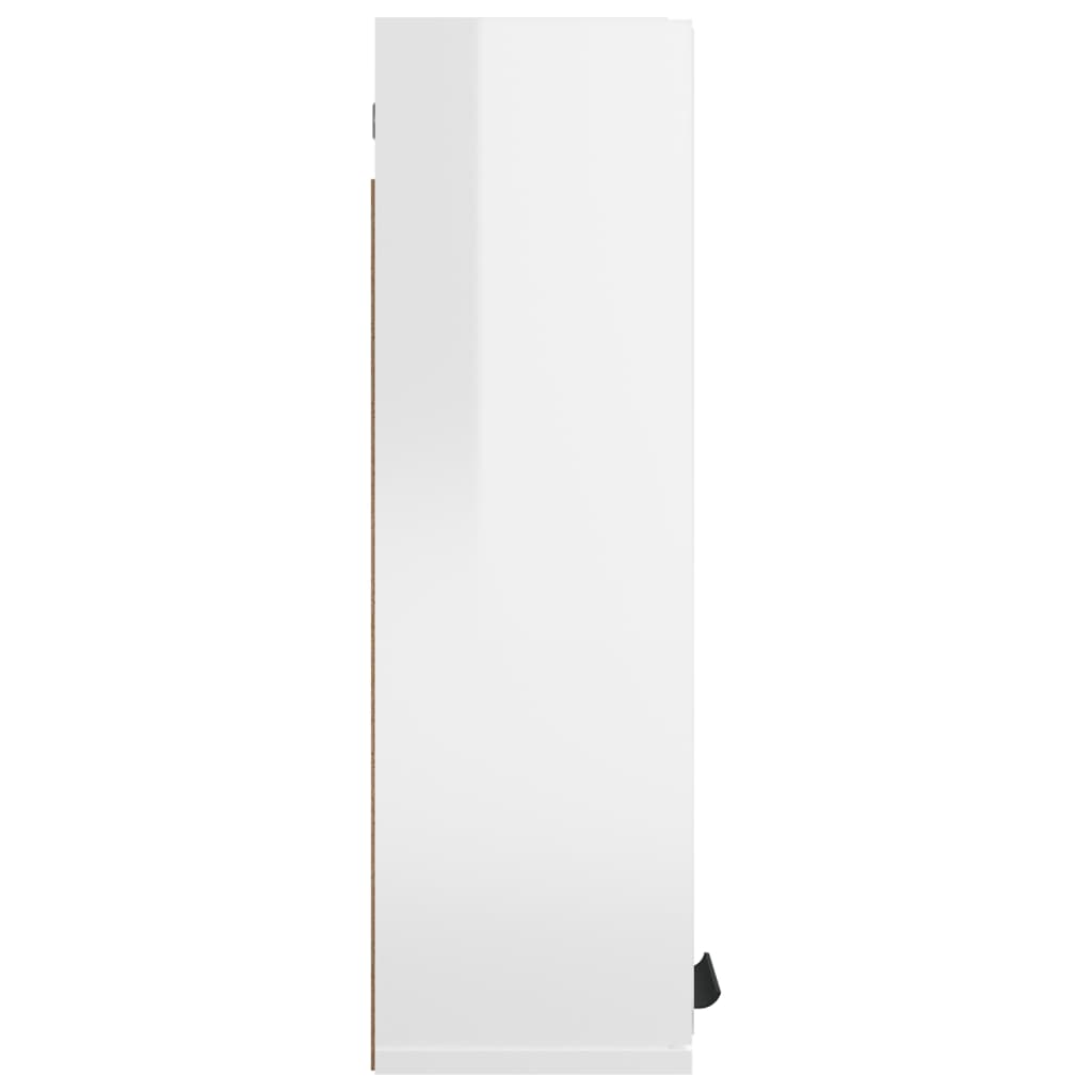 vidaXL Armário espelhado de casa de banho 64x20x67 cm branco brilhante