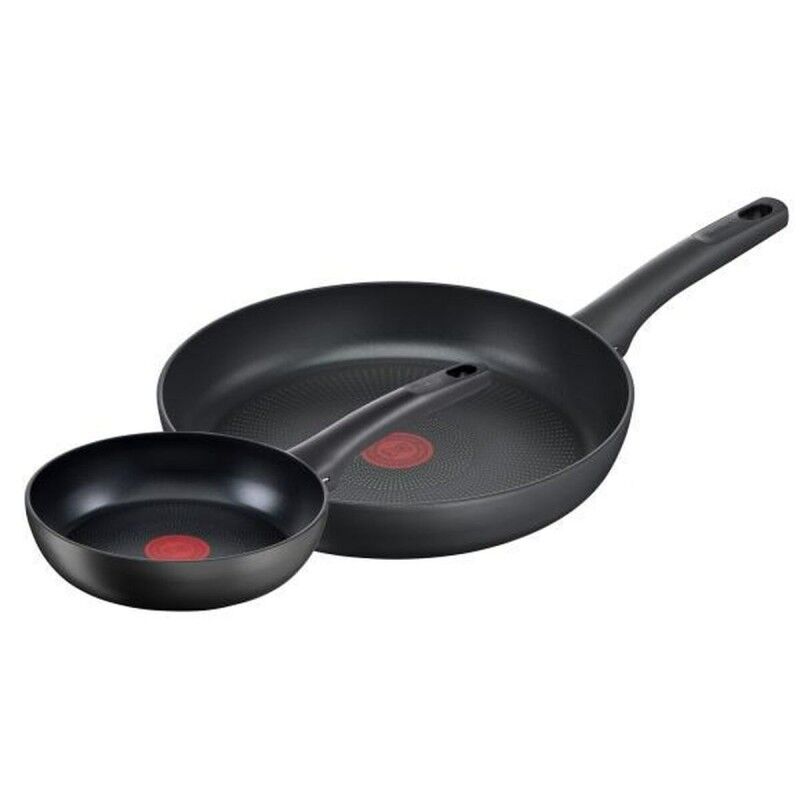 Tefal|Conjunto de Frigideiras Tefal G26890 Preto Alumínio (2 Unidades) Tefal|Conjunto de Frigideiras Tefal G26890 Preto Alumínio (2 Unidades)