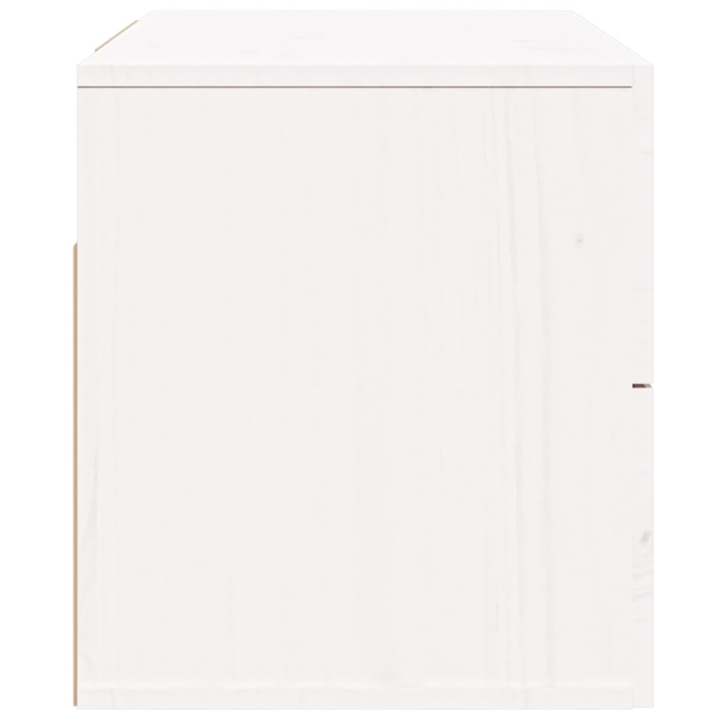 vidaXL Mesa de cabeceira de parede 50x36x40 cm branco