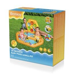 Bestway|Bestway Piscina Insuflável Infantil Abelhas com Bolas 127x119x61 cm +12 Meses Jardim 52639