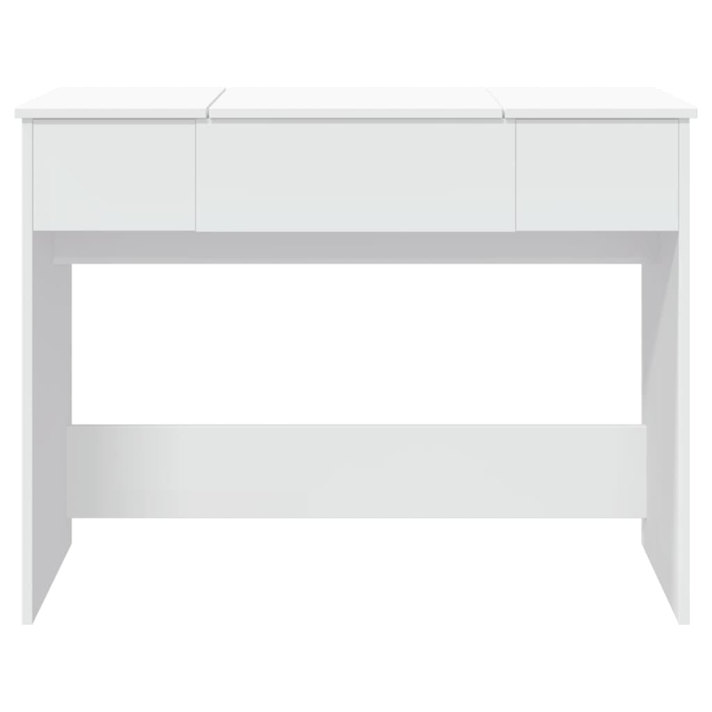 vidaXL Toucador com espelho 100x45x76 cm branco